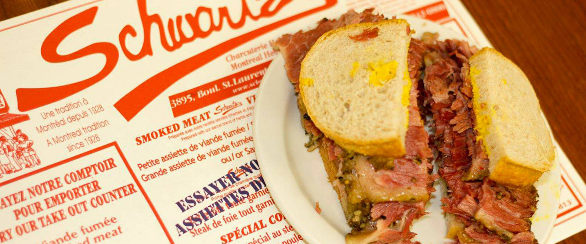 Canadian Cozy Food Smoked Meat Sandwich