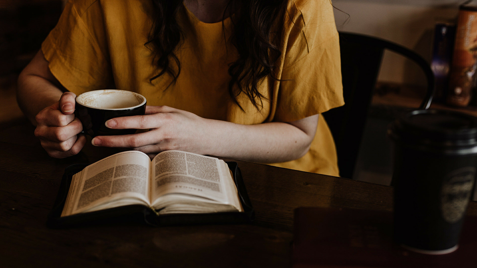 Reading peacefully