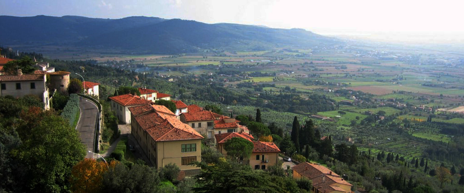 Barrière de la langue à Cortone, en Italie
