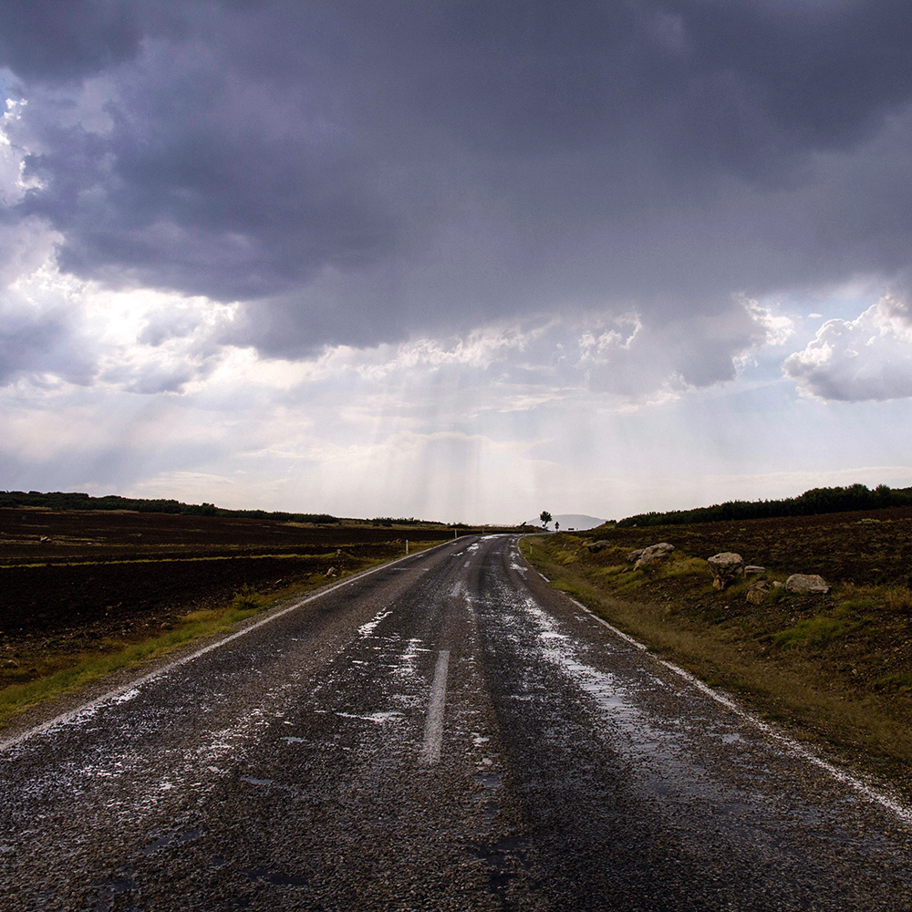 Rain road