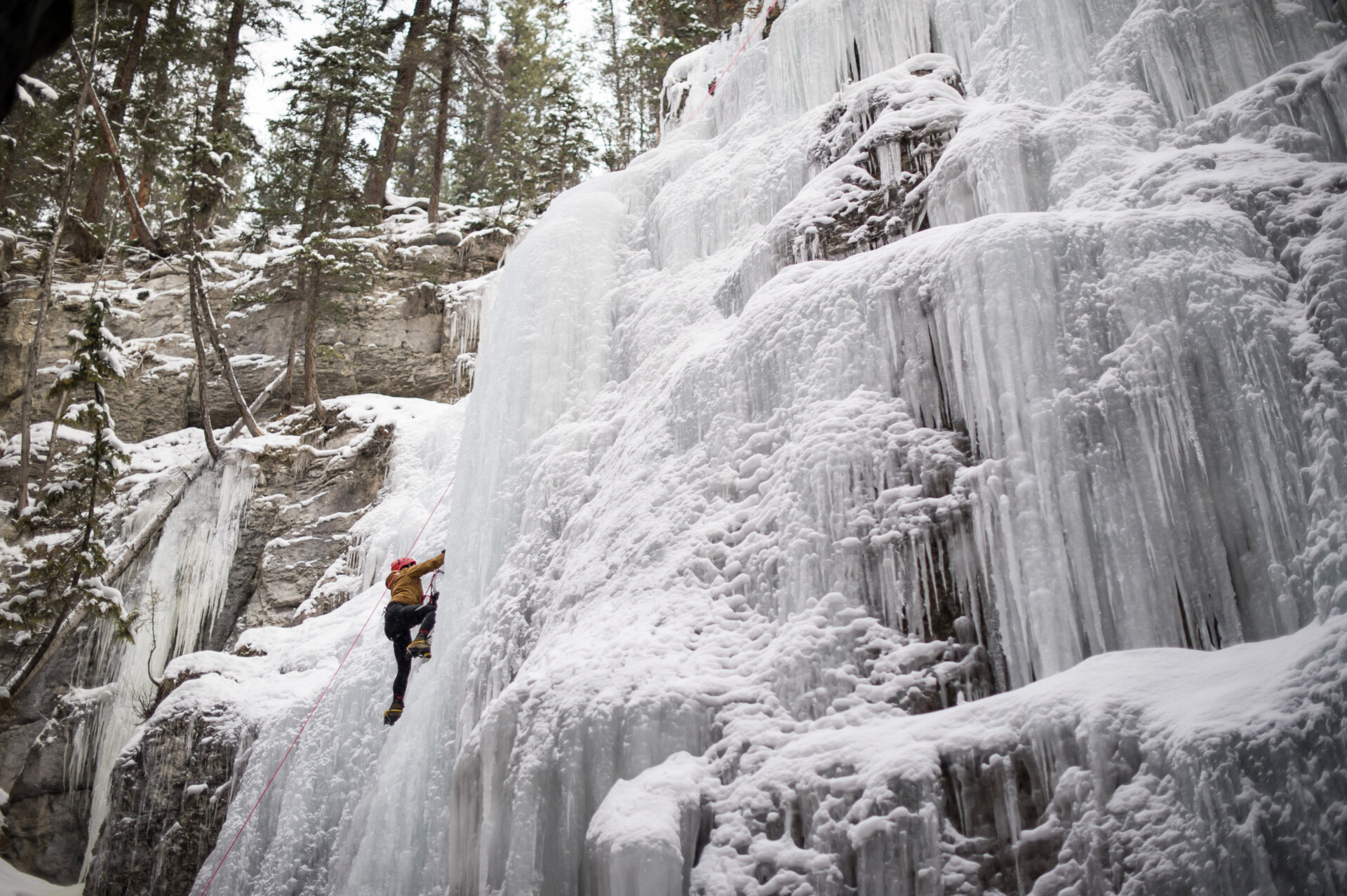 Wall Of Ice Climbing Brandcanada