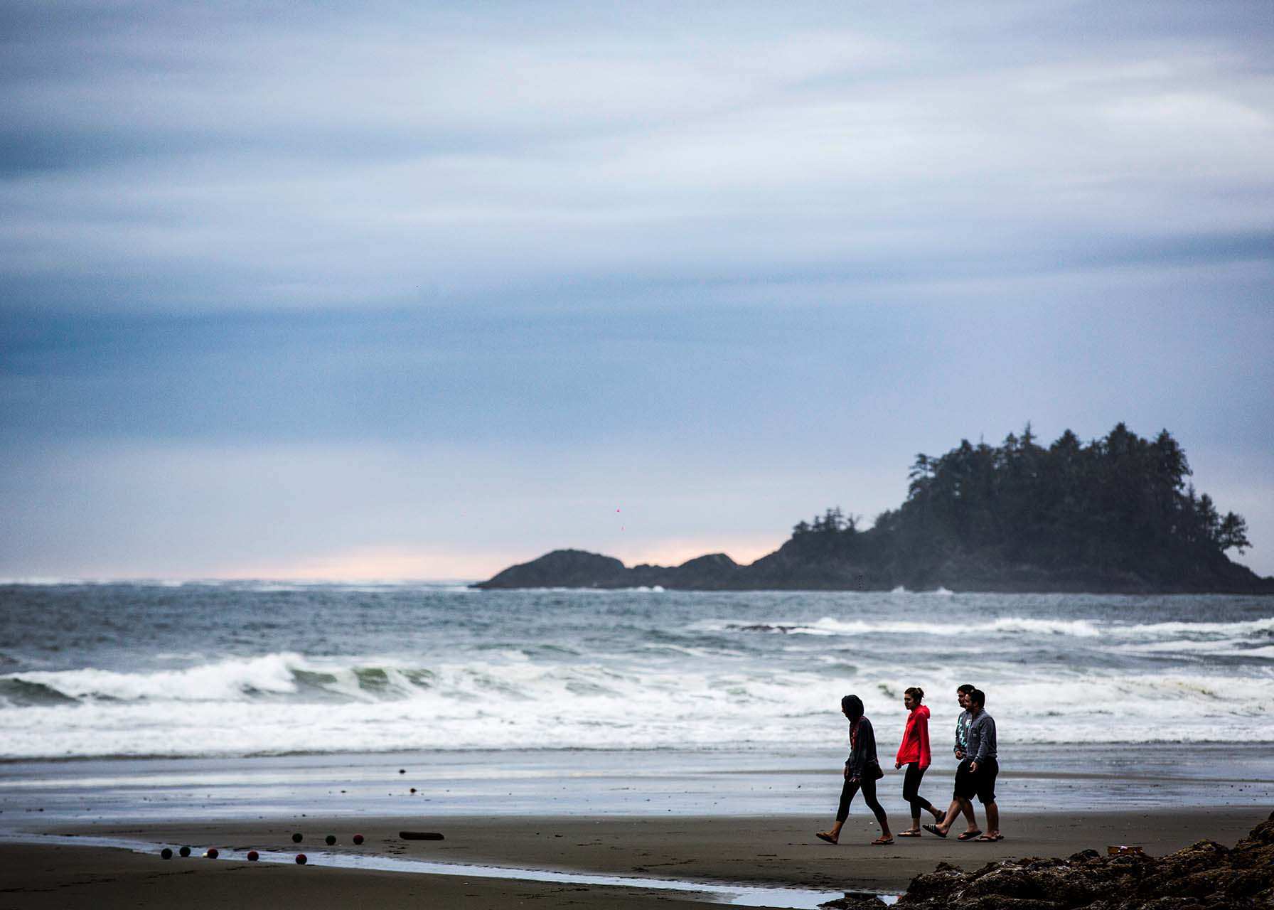 Relaxing walk in Tofino