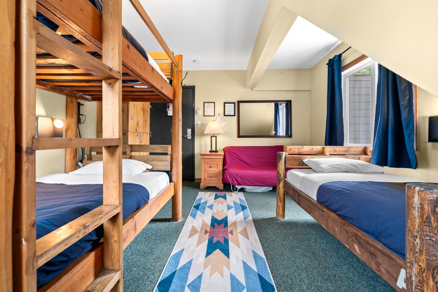 3 single beds